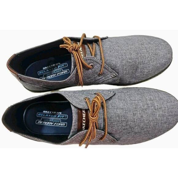 SKECHERS ~Men's Size 14~ 64925 Relaxed Fit Gel Infused Memory Foam Casual Shoes. - Picture 2 of 15